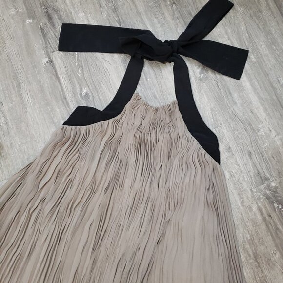 Wilfred Le Fou Couvin Dress Modern Taupe Black XXS - Picture 5 of 12